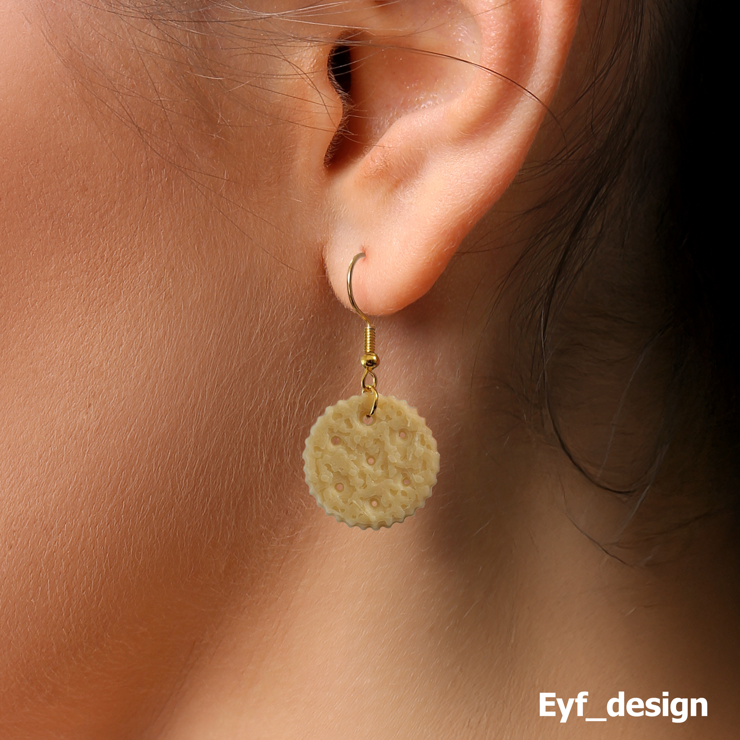 Cheese and Cracker Earrings