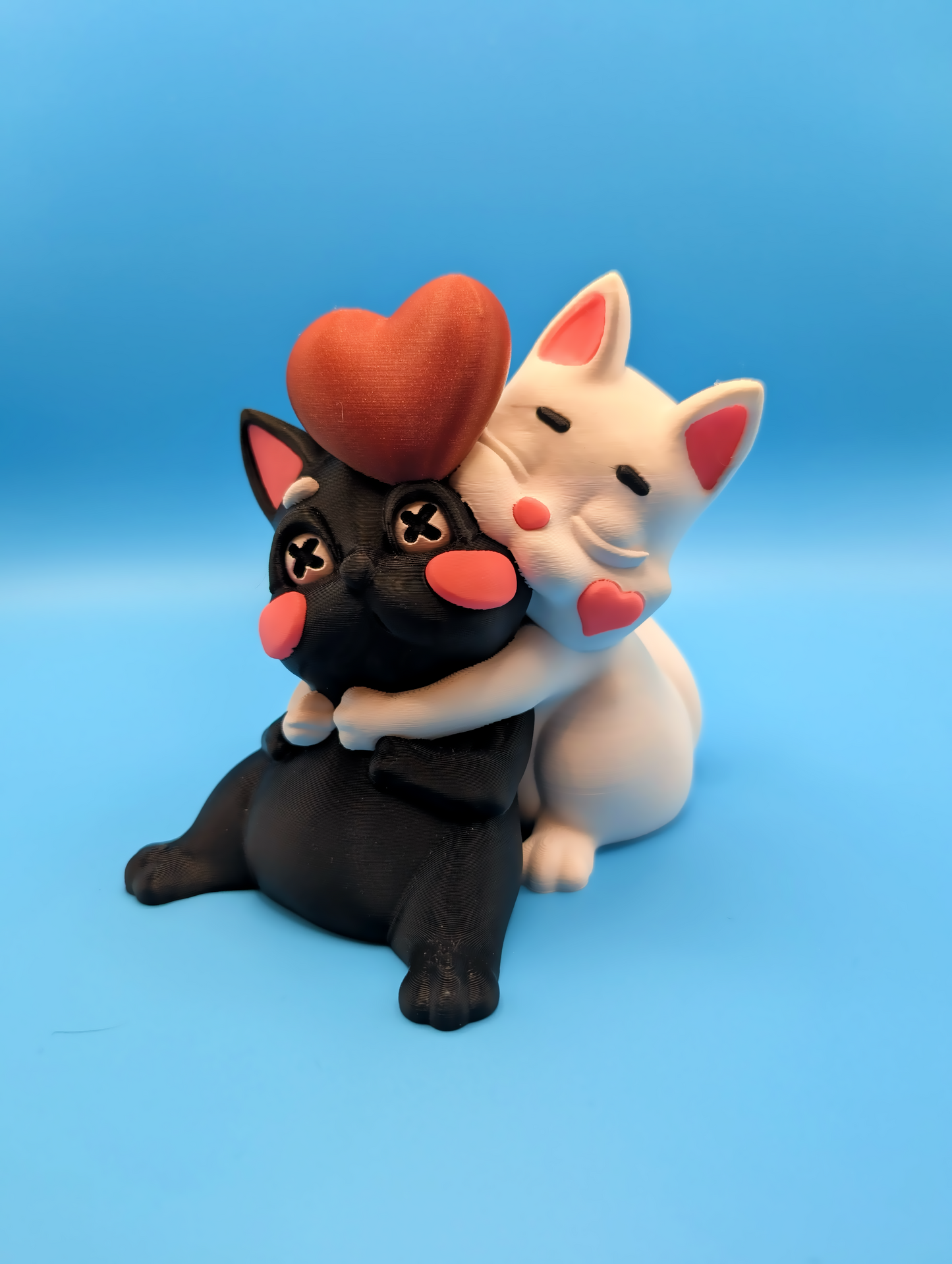 Cats in Love Statue