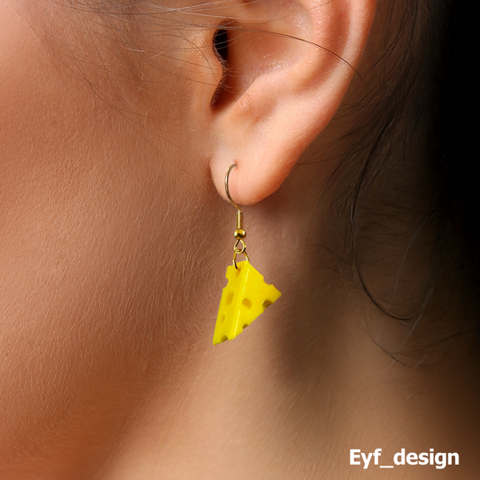 Cheese and Cracker Earrings