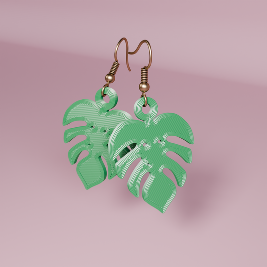 Monsterra Earrings